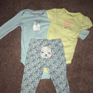 Carters 3 piece set